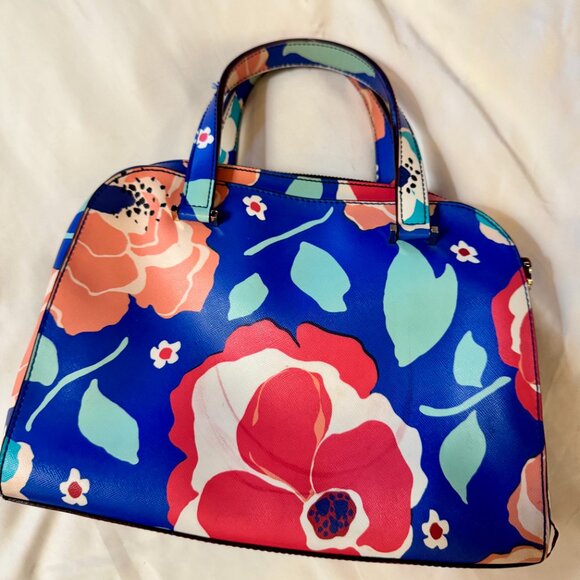 Kate Spade Newbury Lane Felix Cherry Floral Satchel WKRU3863 Vintage/Retro Vibes - Picture 7 of 16
